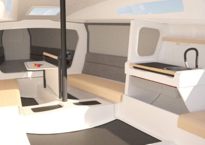 Saloon starboard side